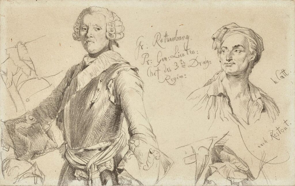 Portrait of Count Rothenburg and le Catt