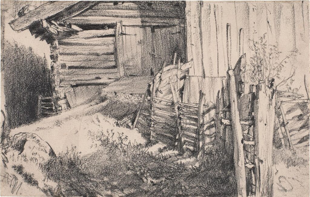 The Side of a Mountain Farmhouse