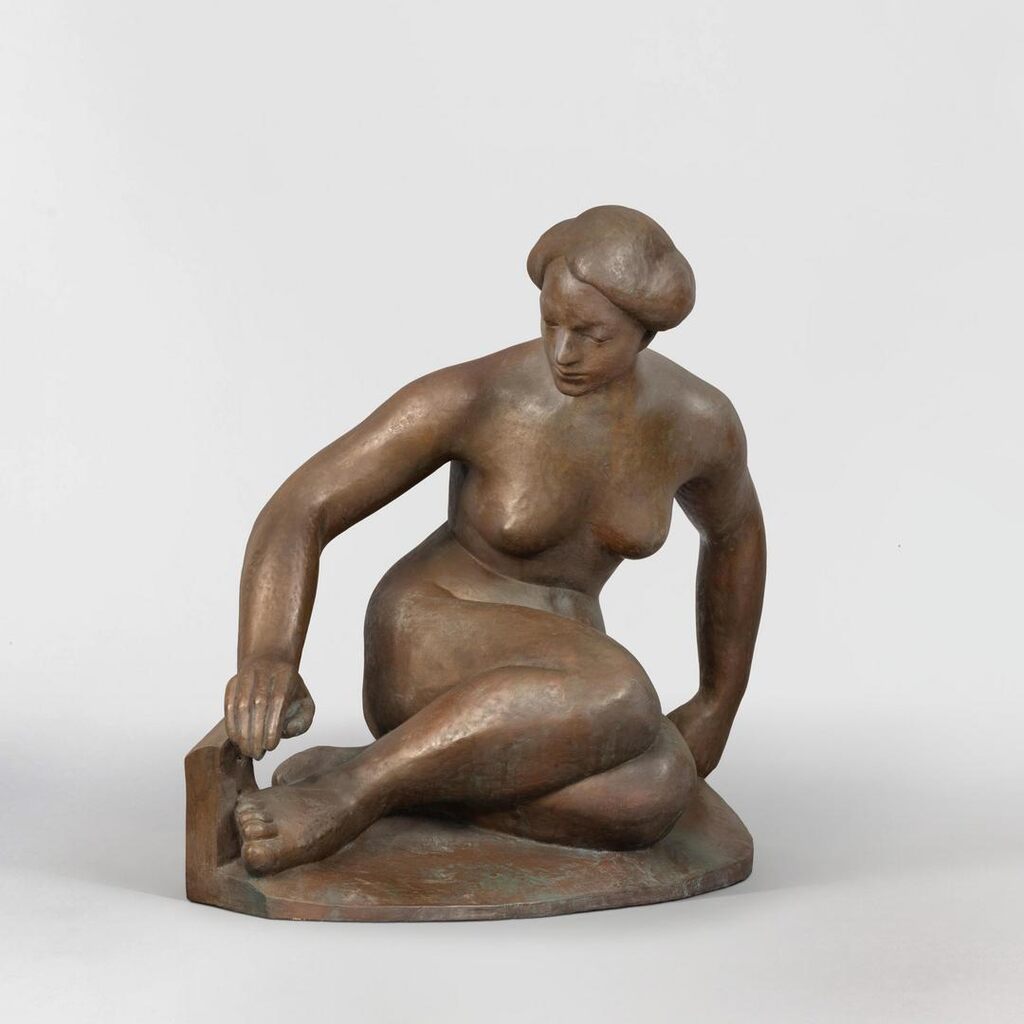 Jeune fille assise