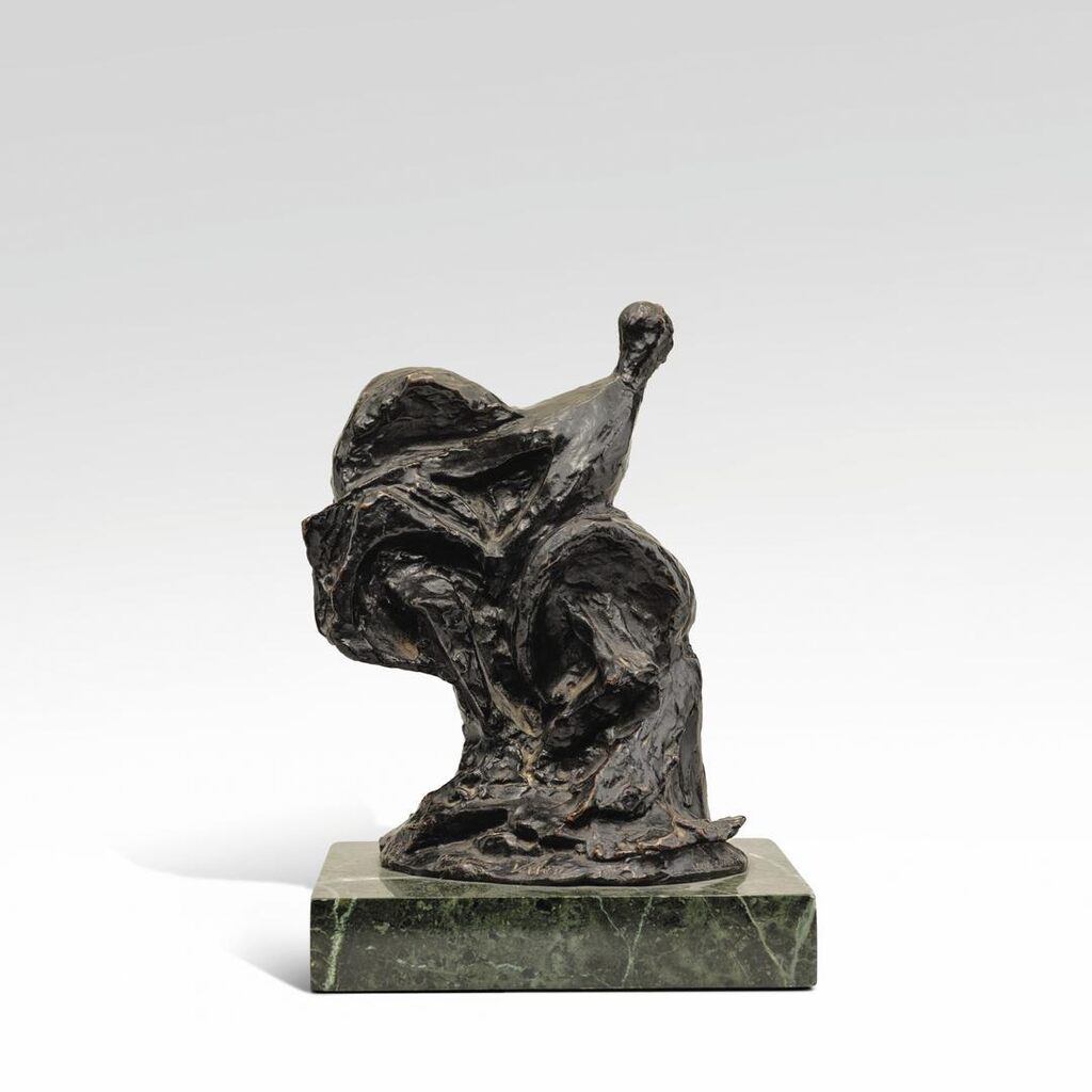 Cavalier penché (cheval et cavalier, 1er état)