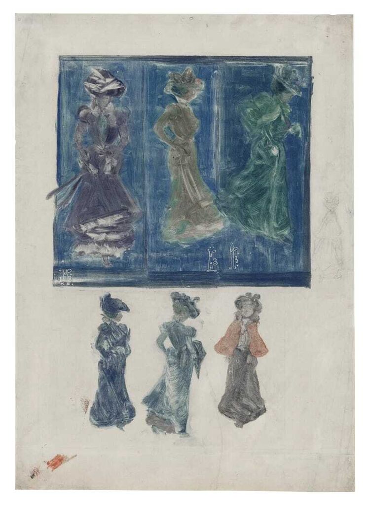 Six Sketches of Ladies