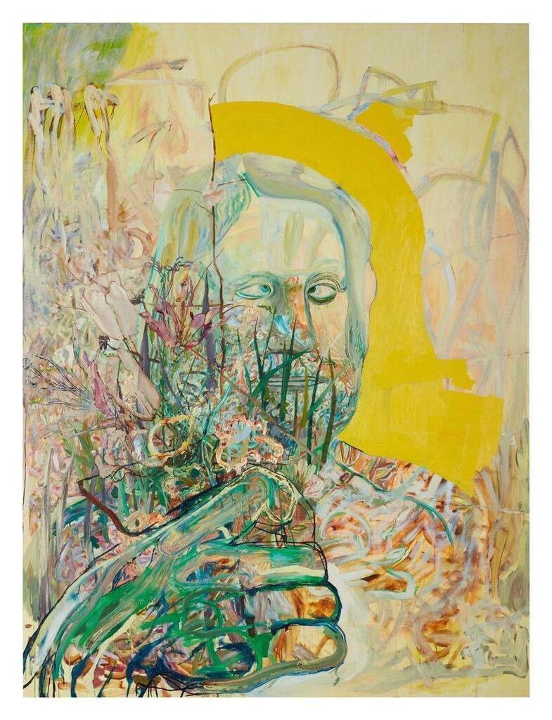 Euripedes after de Chirico Obscured by Flowers No. IV