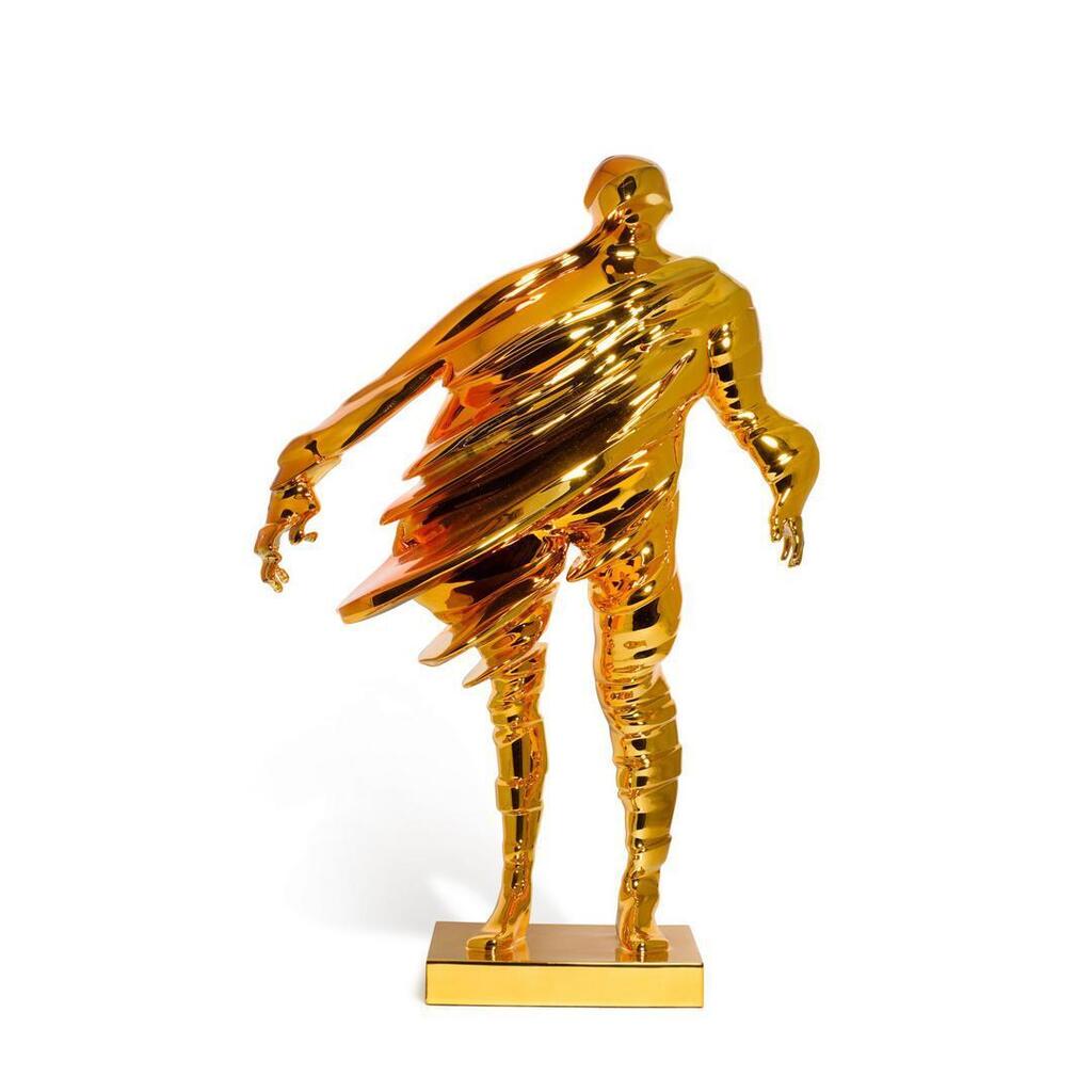 Sideways Saw Figure (Gold Chrome)