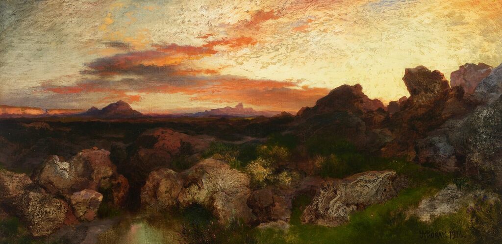 A Glowing Evening, New Mexico