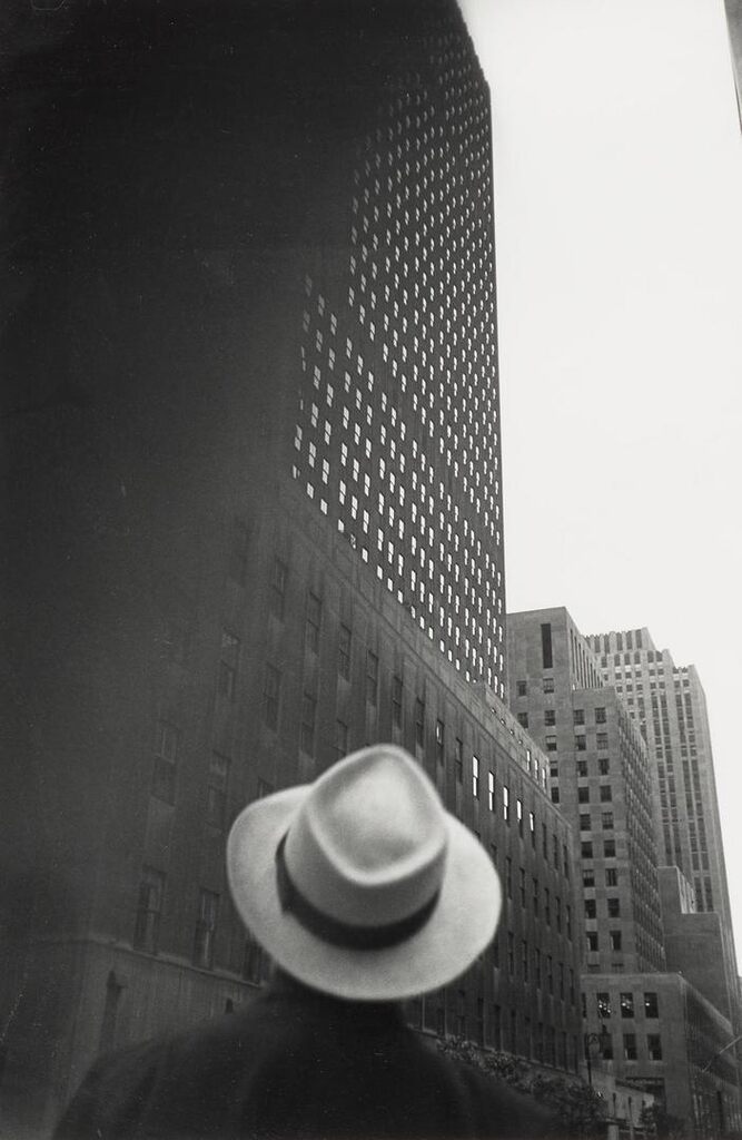 Looking Toward the RCA Building, Rockefeller Center, 1949