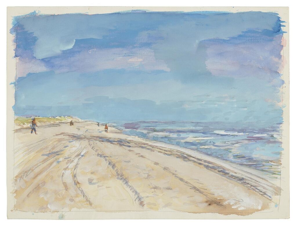 Untitled (beach with figures)