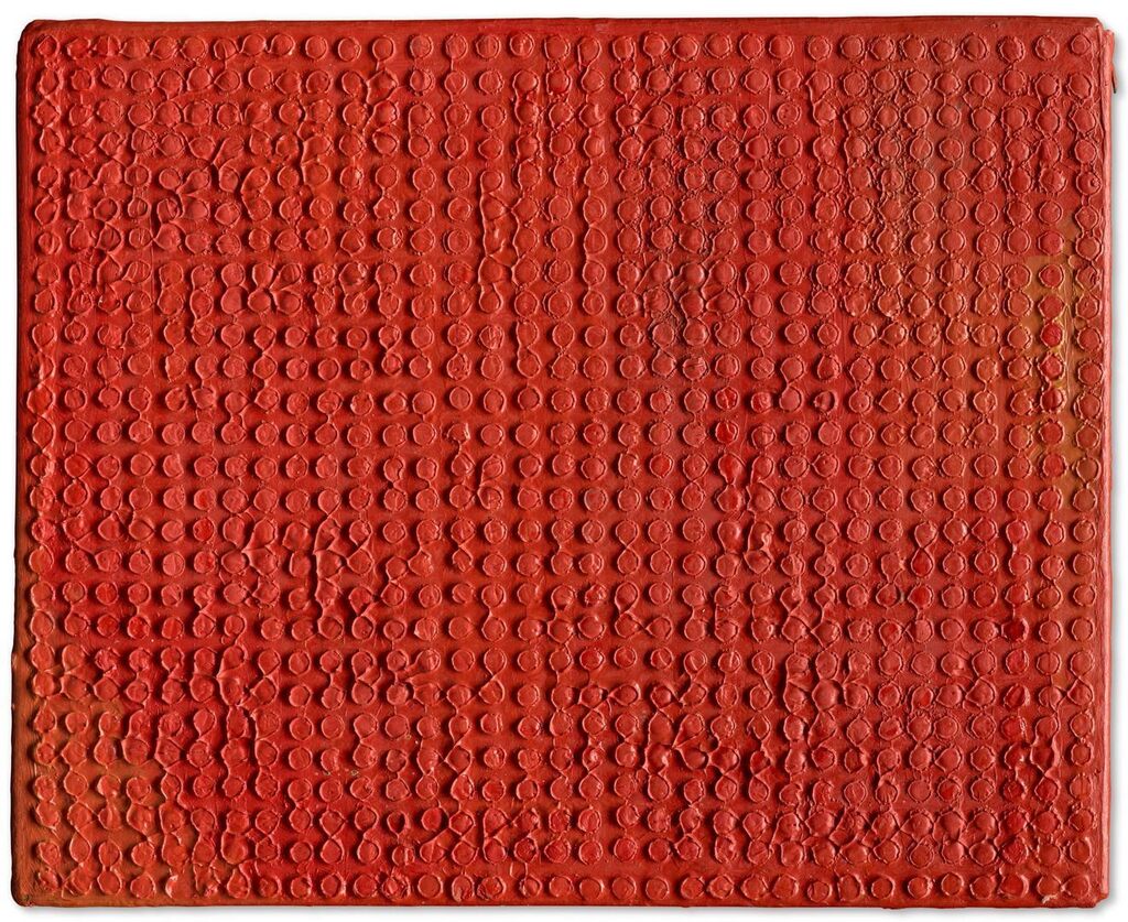 Rotes Rasterbild