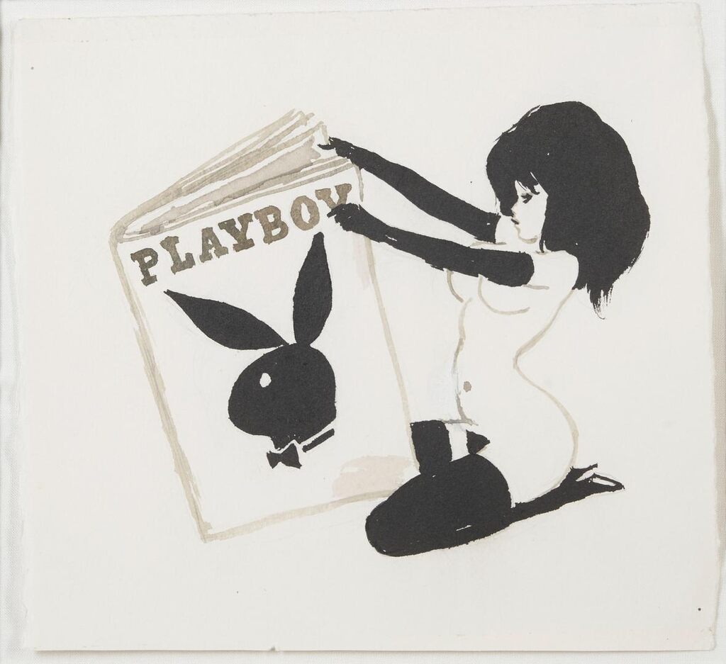 Femlin Reading Playboy