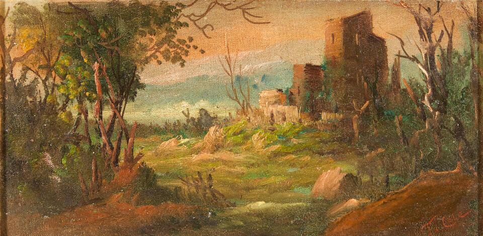 Classical Ruins Sketch