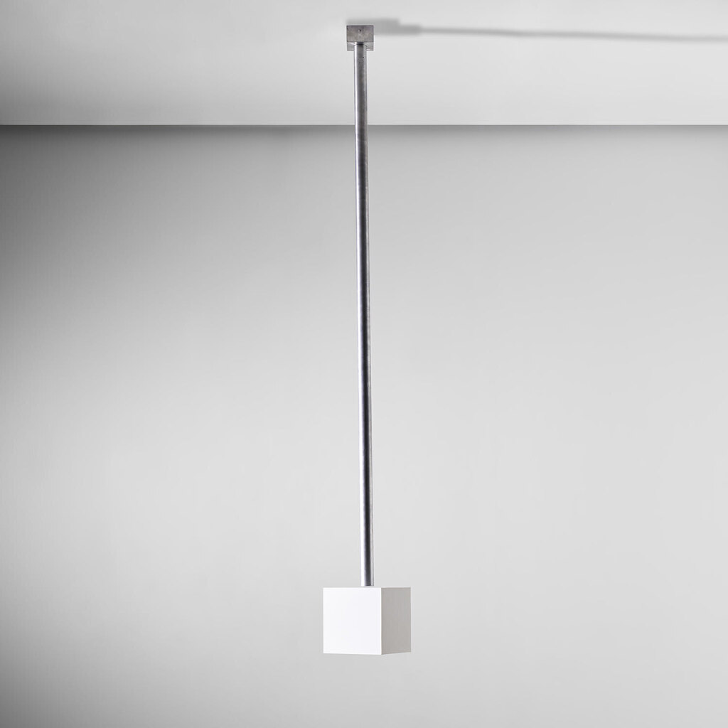 Flying White Cube