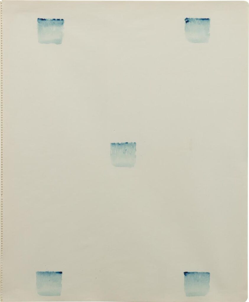 Sans Titre (Empreinte De Pinceau No. 50 Répétées À Intervalles Réguliers De 30 cm)