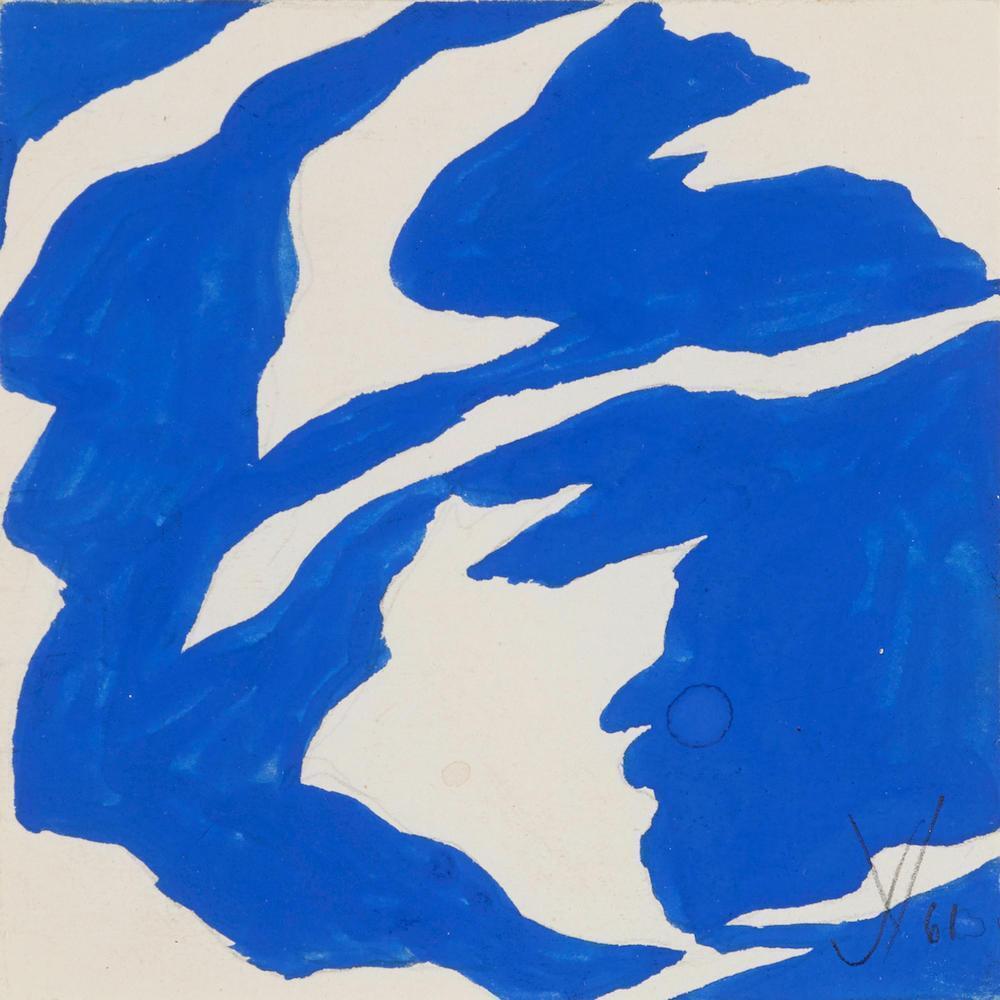 Blue White