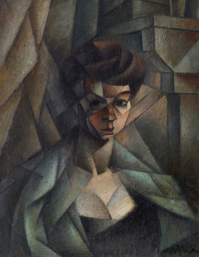 Dame au décolleté (Madame Metzinger)