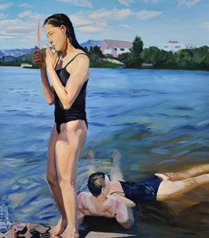 Liu Xiaodong, Smoking by the River