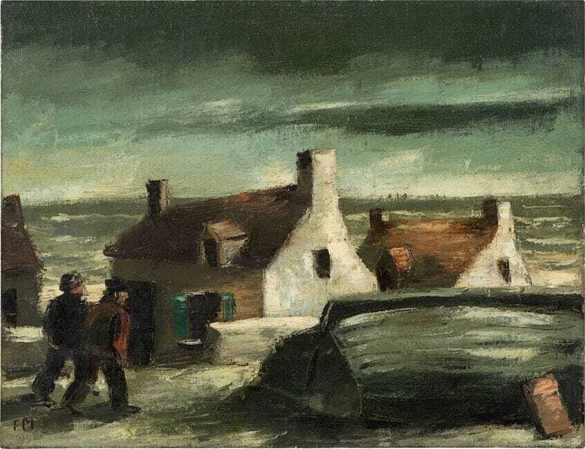 ”Maisons et barque”