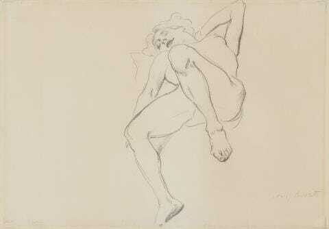 Liegender Frauenakt (Studie Ariadne)