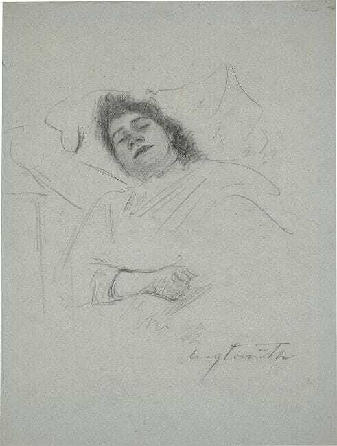 Sleeping woman (Charlotte Berend-Corinth)
