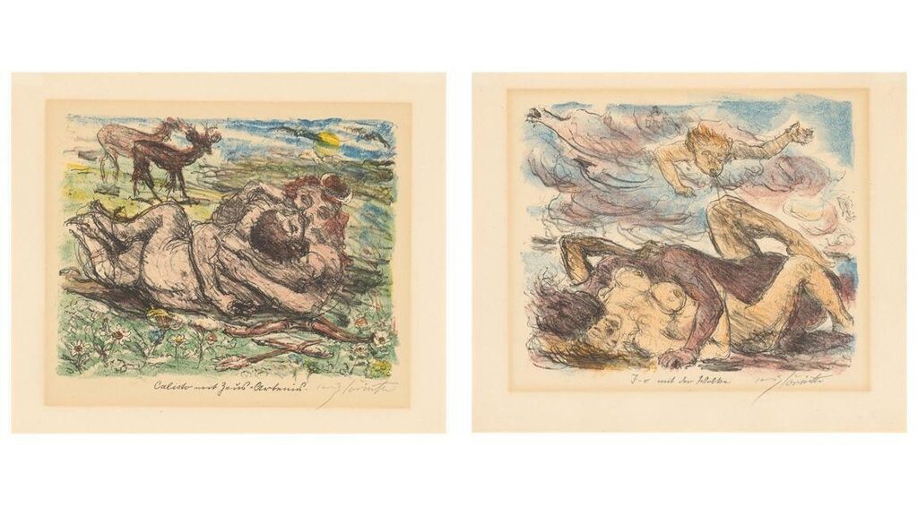 ”Calisto und Zeus-Artemis” / ”J-o mit der Wolke”