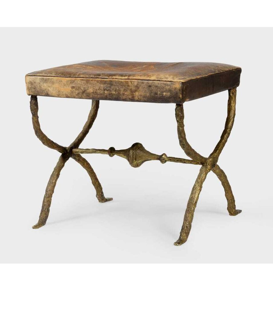 Diego Giacometti, Tabouret pieds en X 1ère version