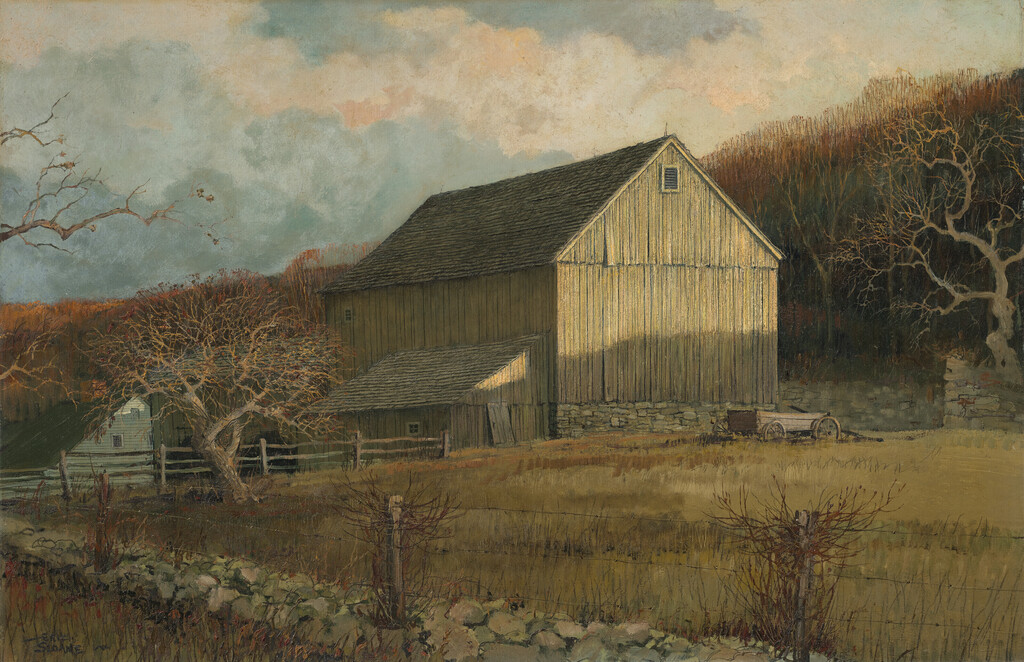 Autumn shadows (Northville barn)