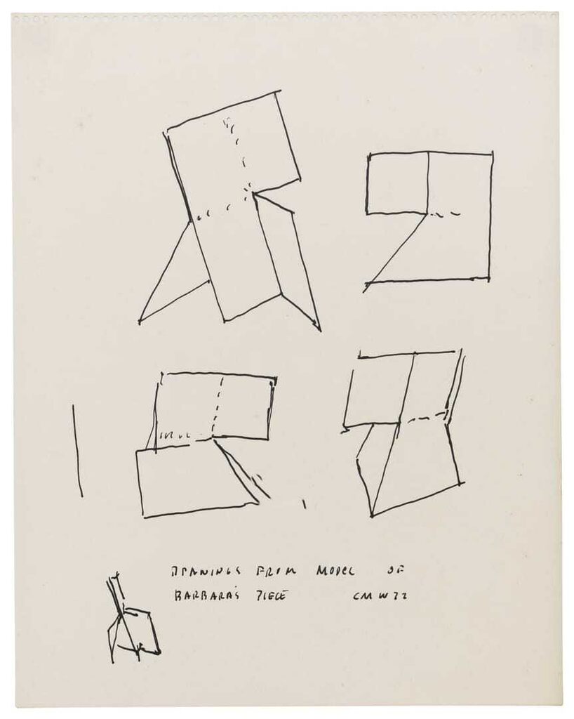 Drawings from Model of Barbara's Piece