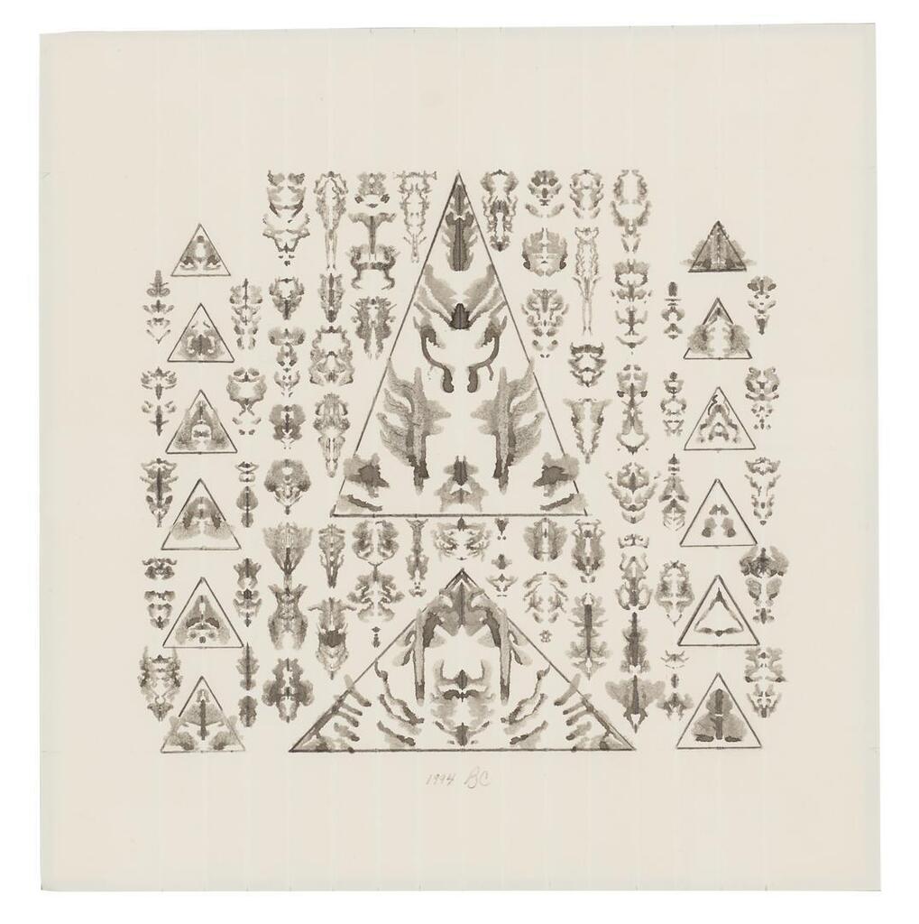 INKBLOT DRAWING, February 13, 1994