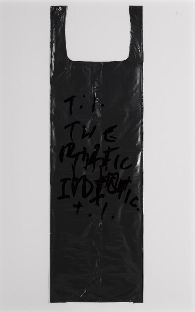 Untitled (Garbage Bag Grey #7)