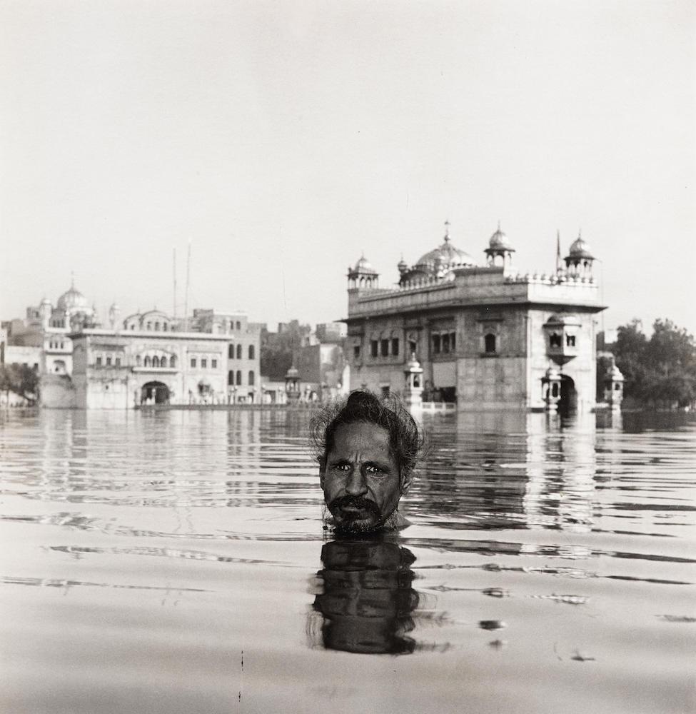 Sikh Bathing, India