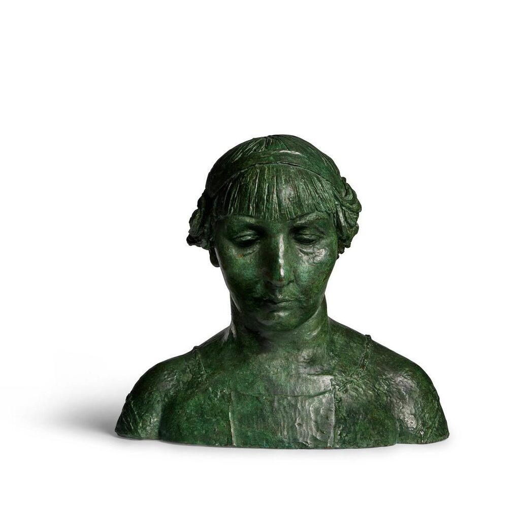 Third Portrait of Mrs. Jacob Epstein (with ribbon)