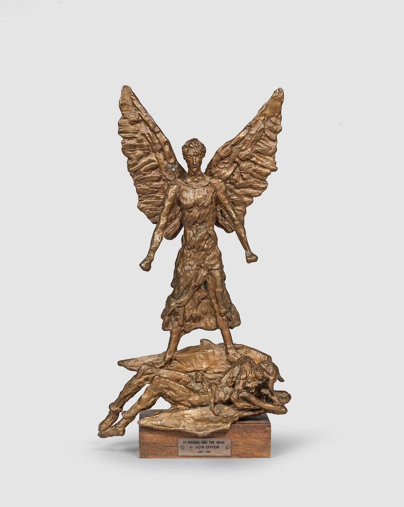 Maquette for St Michael and the Devil