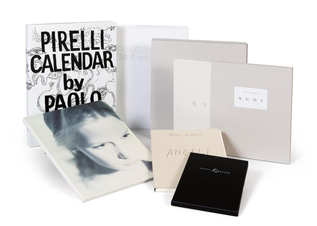 1) Una donna; 2) Comme des Garçons; 3) Angeli; 4) Nudi; 5) Libretto;  6) Studio; 7) Pirelli Calendar