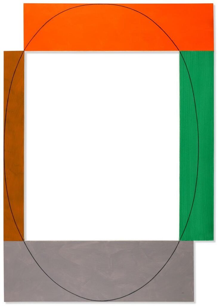 Four Color Frame Painting #16