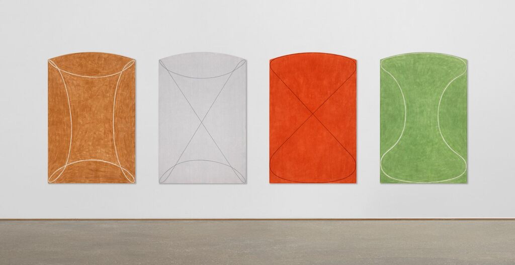 Robert Mangold, Four Figures II (A & B & C & D)