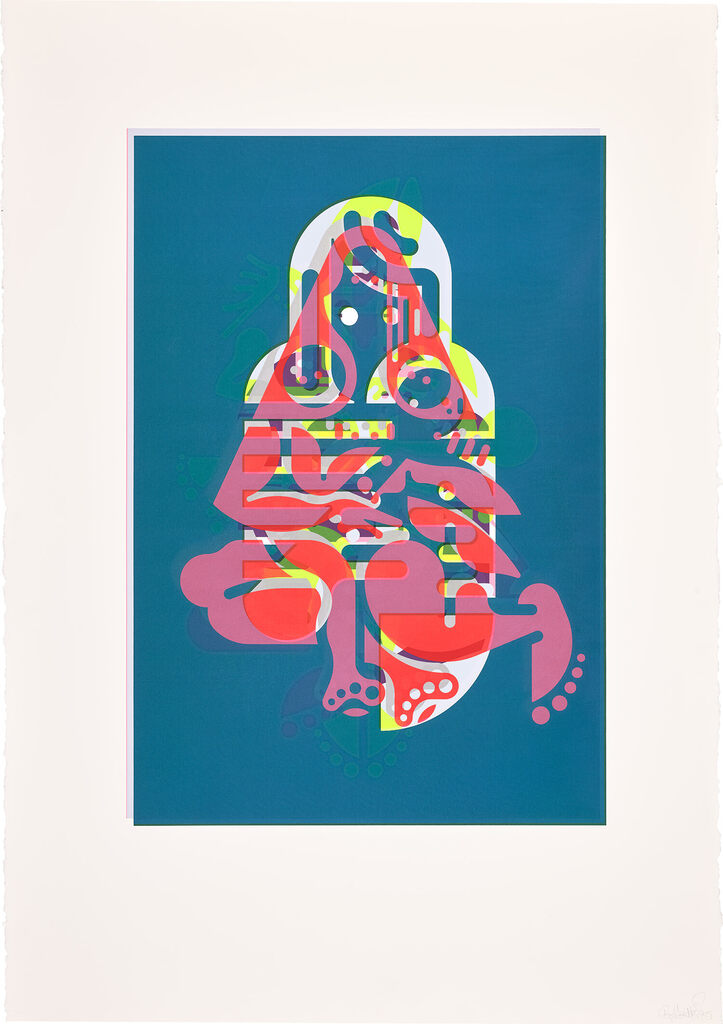 Mother & Child (Monoprint #4)