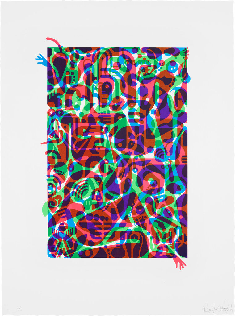 Untitled (Fluorescent Women Parts) 2