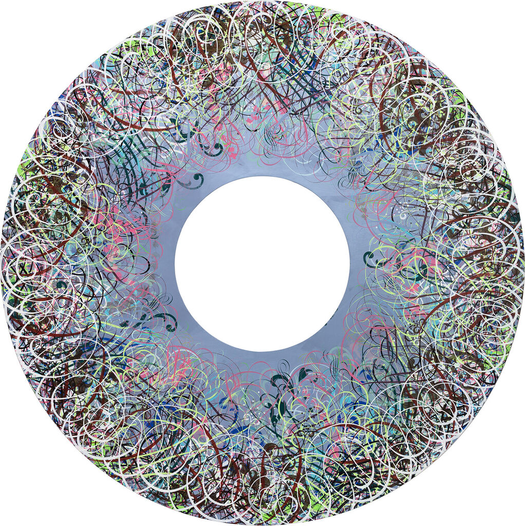 Untitled (Blue Doughnut)