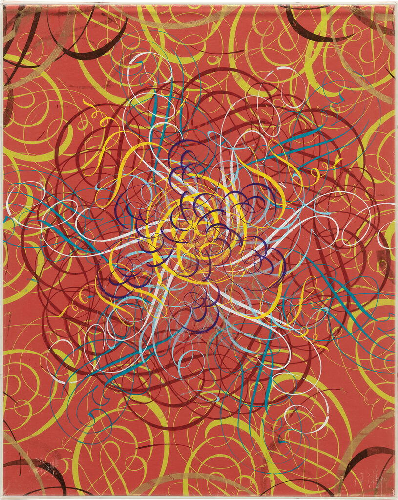 Untitled (Plexi-boxed Painting 5, Red)
