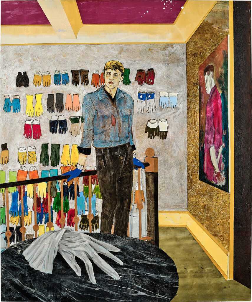 Hernan Bas, Case study (Harvey, Palmist/glove collector)