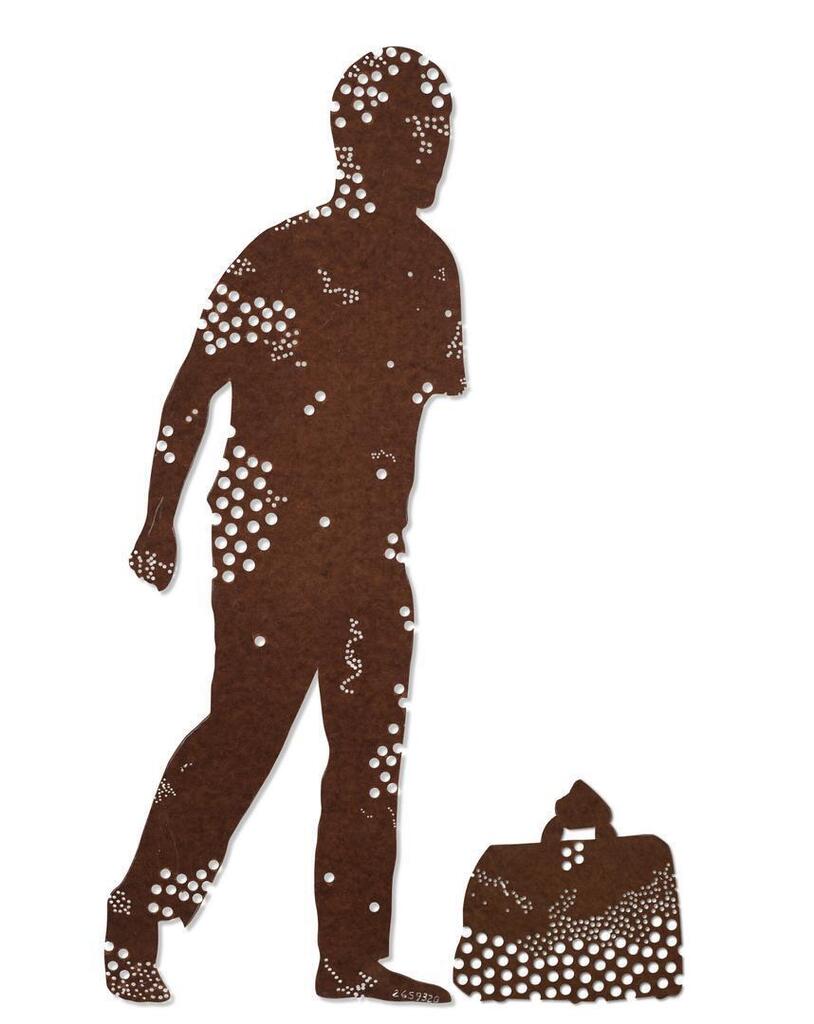 Silhouette Cut-Out With Holes Drilled At ... 2,659,320