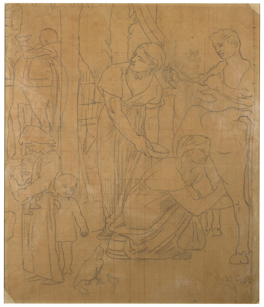Étude pour l’Enfance de sainte Geneviève