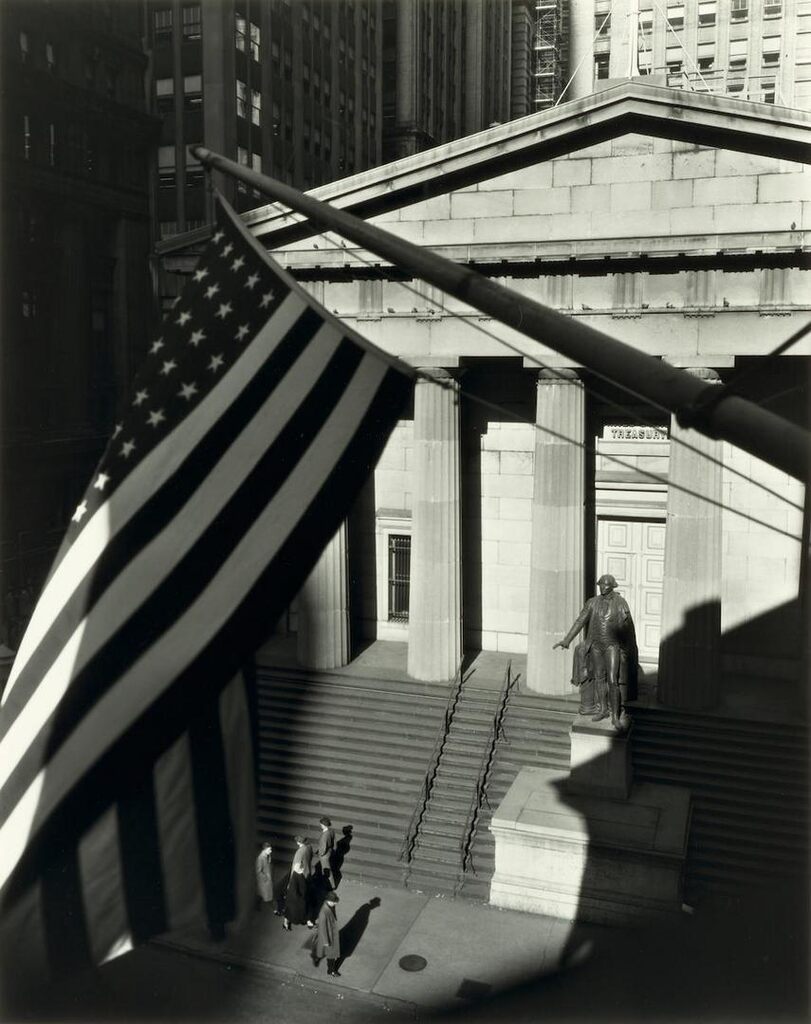 Treasury Building from J.P. Morgan's Office, Manhattan, 1938
