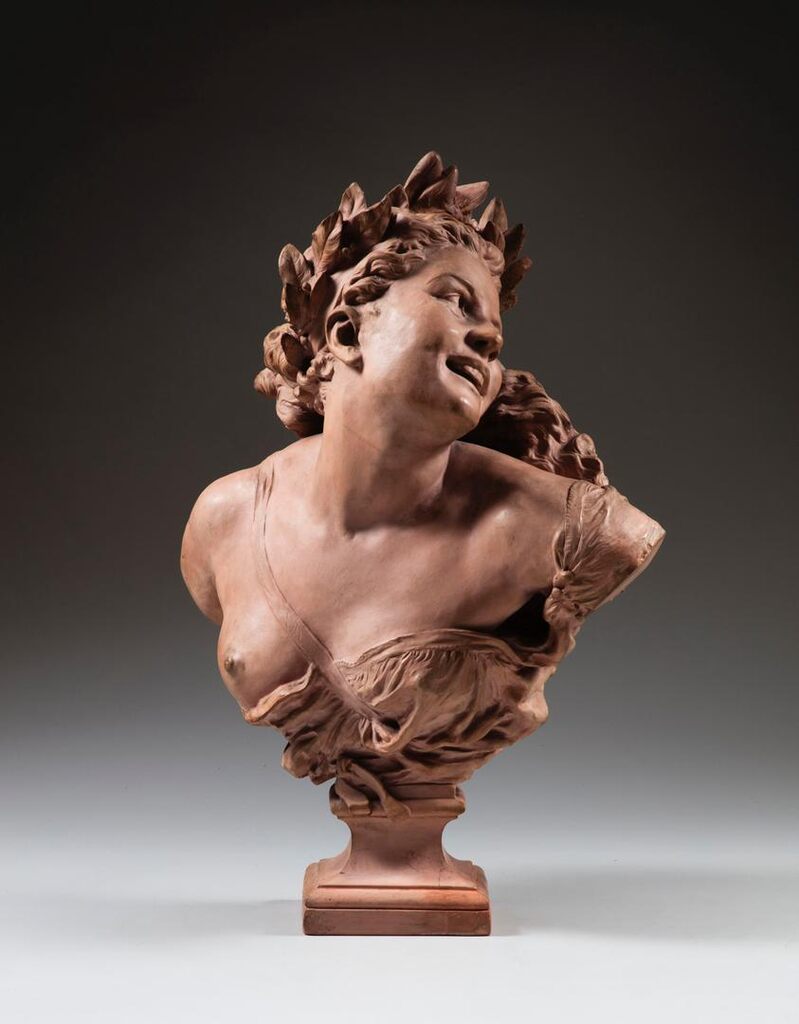 Bacchante aux lauriers (Bust of a Bacchante)