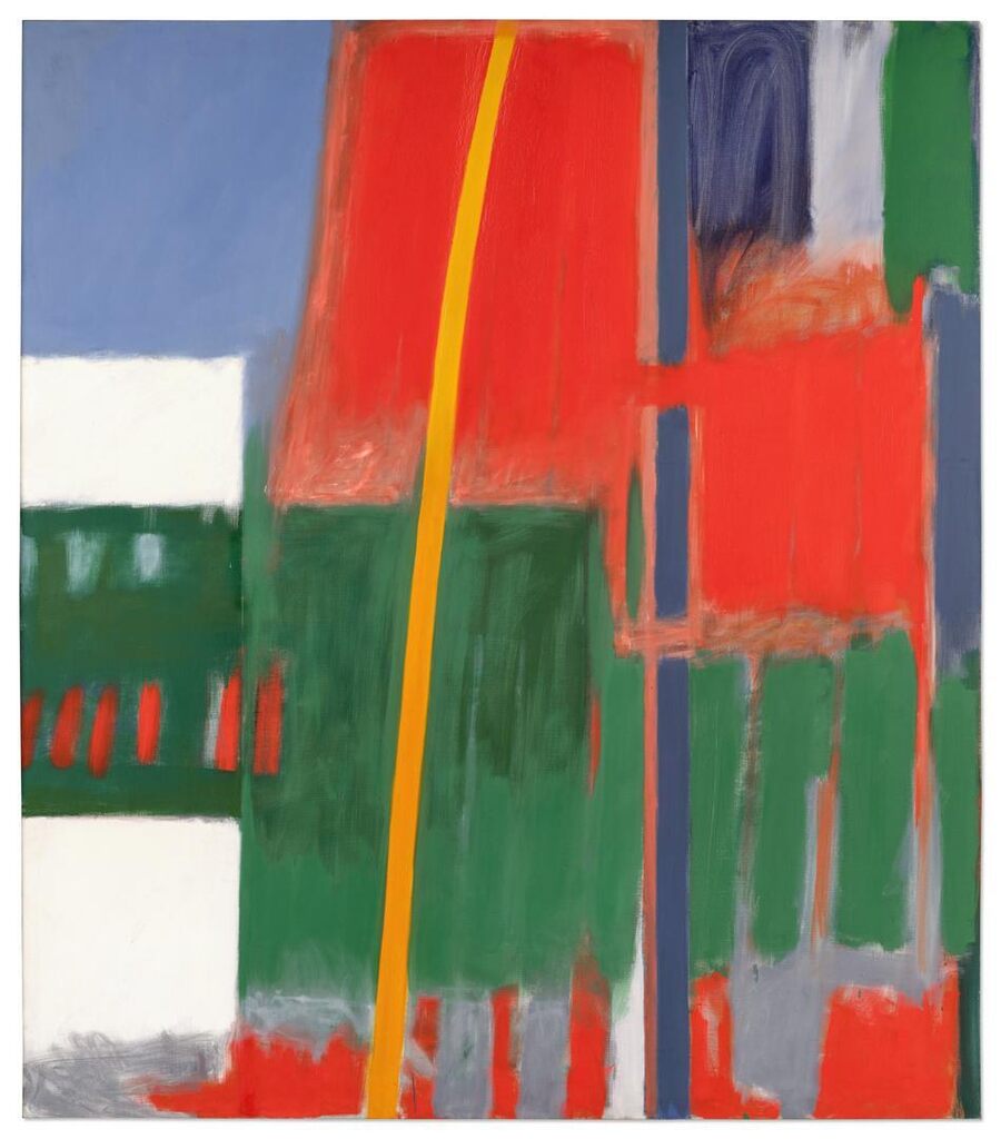 Red and Green with a Yellow Stripe