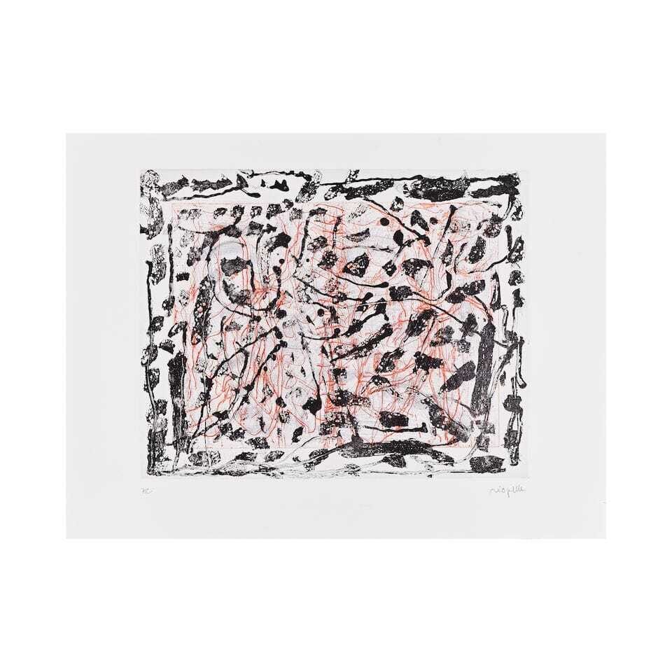 Les mouches à Marier- planche 7, (Yseult Riopelle, 1985.31EST.GR.ALB)