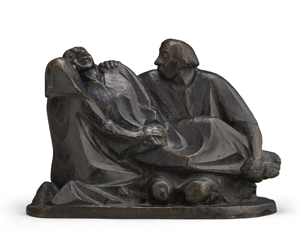 Gruppe aus drei Figuren (Der Tod)