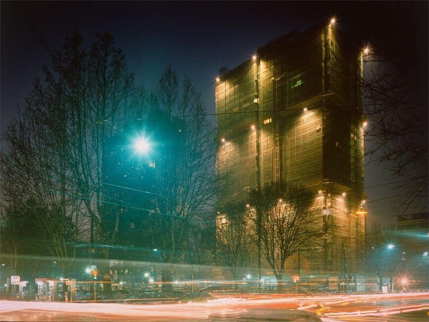 Rule Without Exception, from the series ”Generic Night Cities (and others)”, 1988–2000. 1989