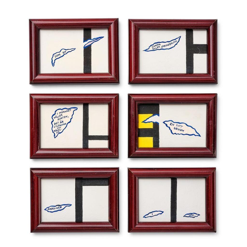 "Trasig Mondrian och en Gunnar Björling-dikt I-VI"