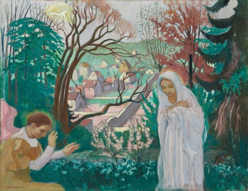 Annunciation in the Spring Garden or Annunciation in the Priory Garden