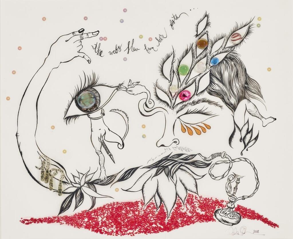 Untitled (The Webs Flew from Her Fists)