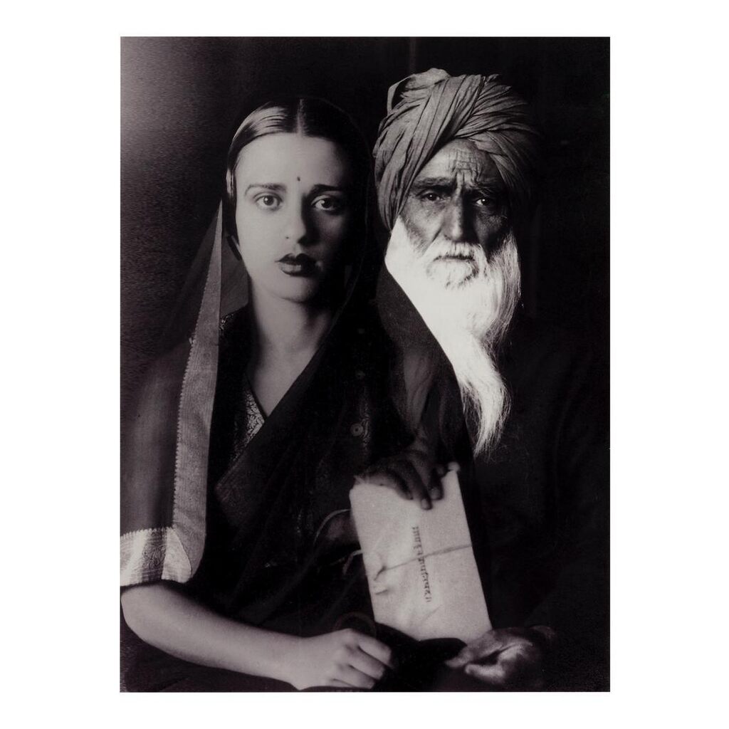 Untitled (Father and Daughter) (from 'The Re-take of Amrita')